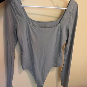 Lululemon Athletica Wundermost Grey Bodysuit size M